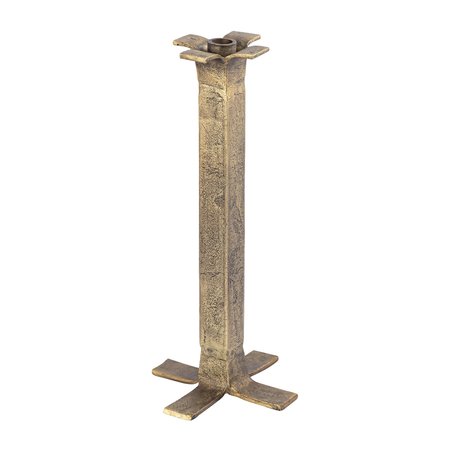 ELK SIGNATURE Splay Candleholder, Large Aged Brass H0897-10927